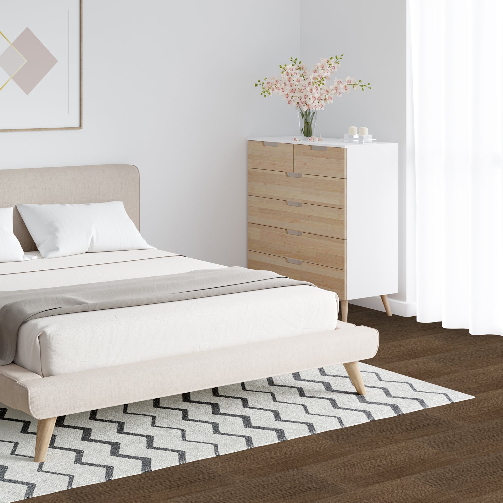 The appearance following the installation of the bathroom