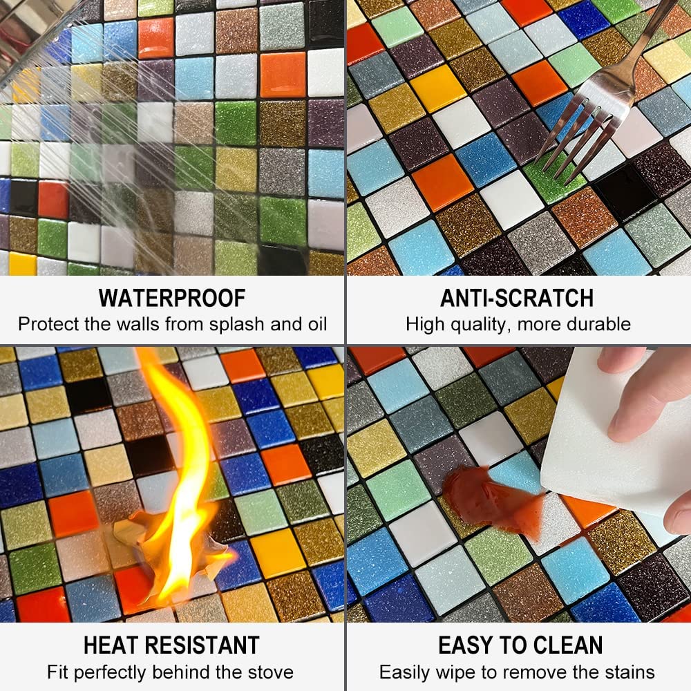 Properties of glass mosaic tiles