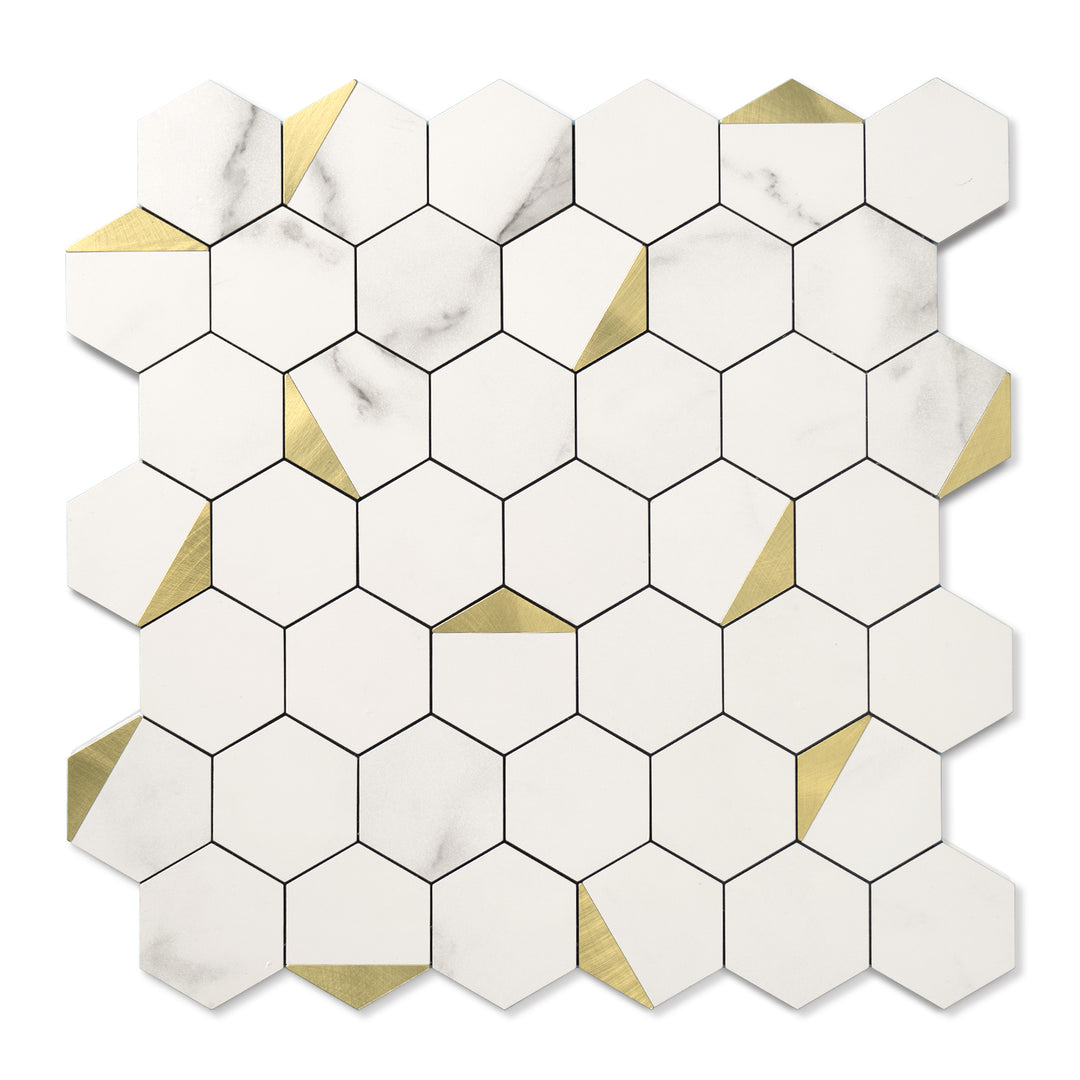 peel and stick hexagon tiles