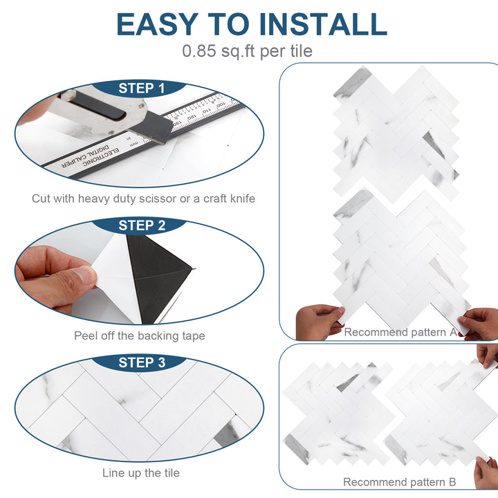 easy to install backsplash tile