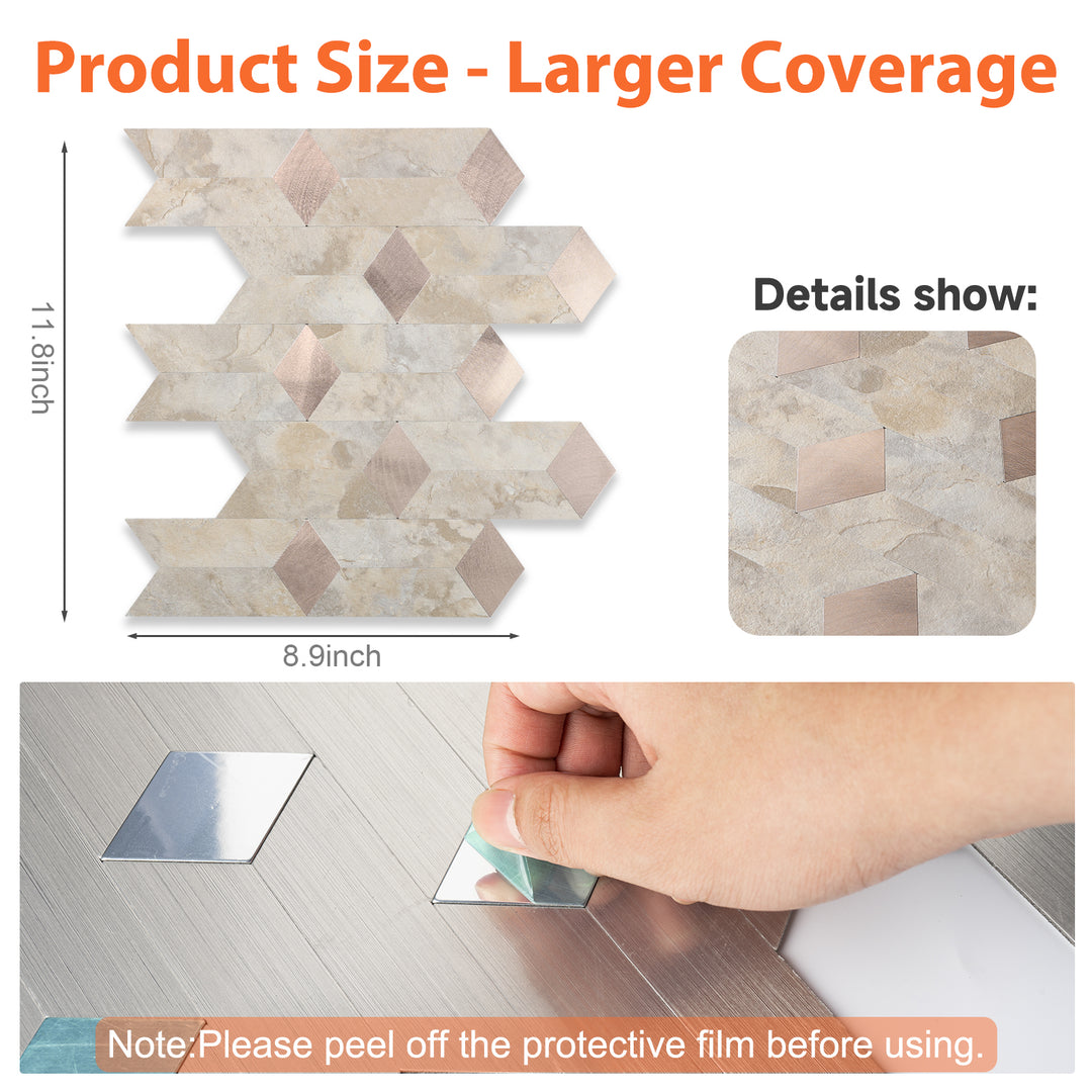 backsplash tile size