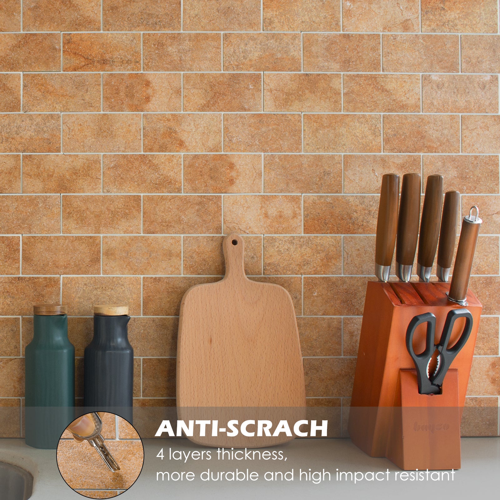 peel and stick tile for wall decor