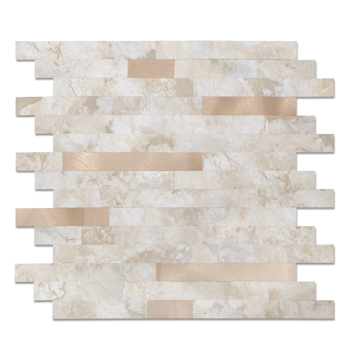 Rectangular Stick Square & Rectangle Stick on Metal Tile Stainless Steel Backsplash ...
