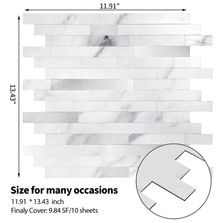 backsplash tile size