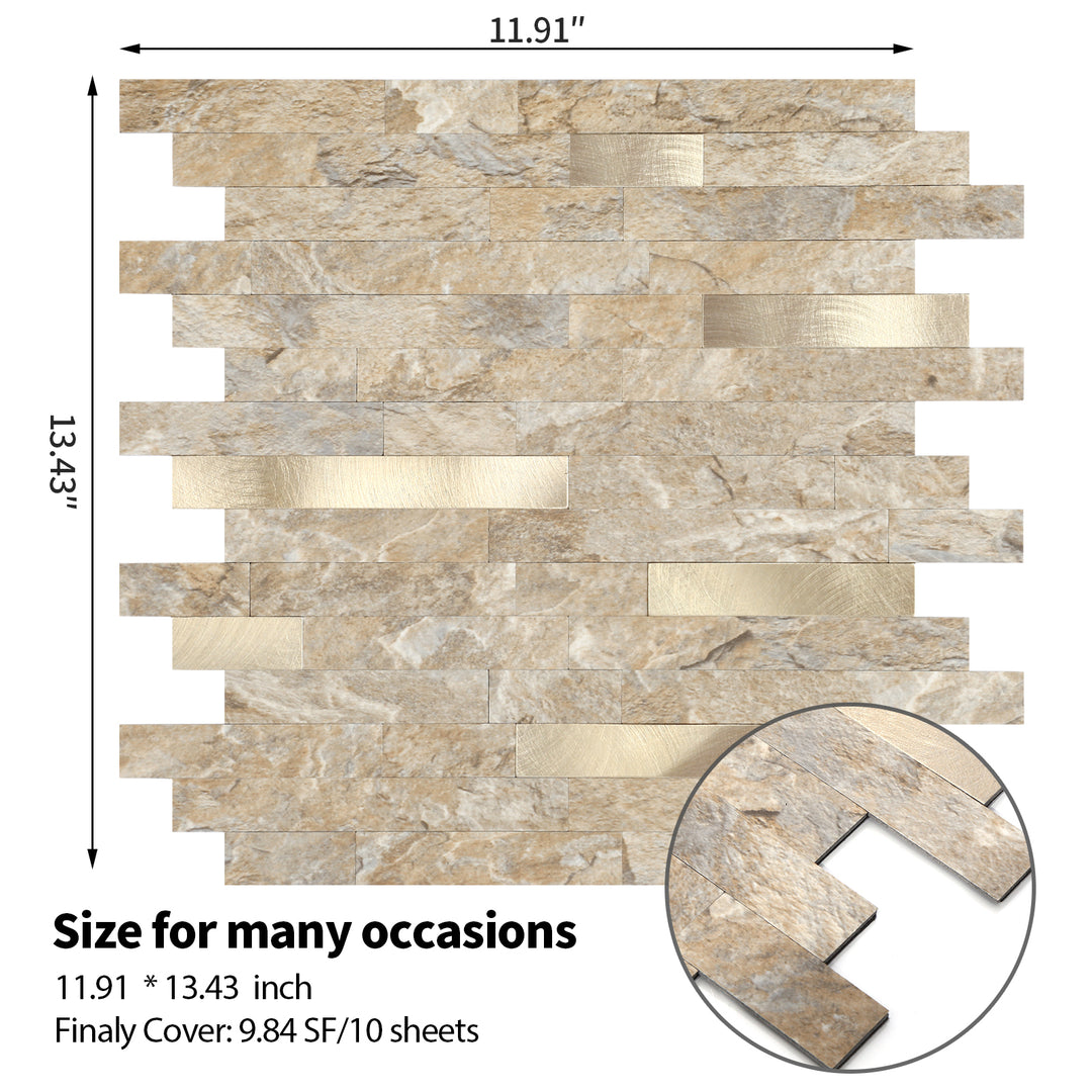 linear blend tile size