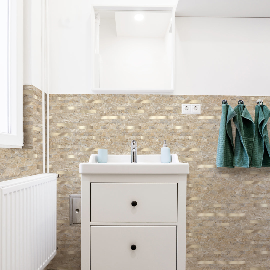 peel and stick tile for bathroom