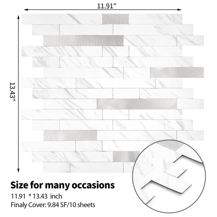 backsplash tile size