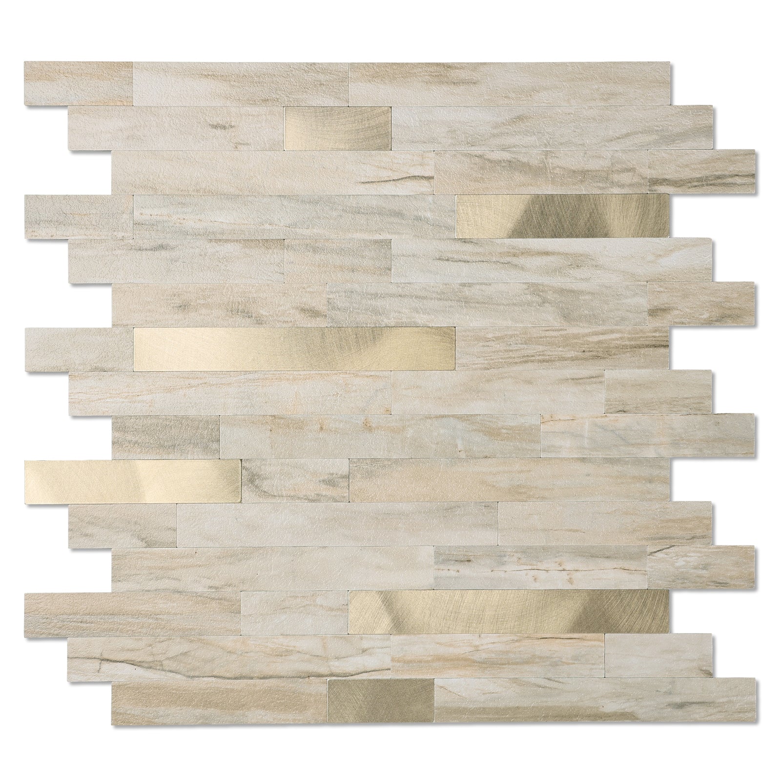 Amber Beige Stone Backsplash Tiles