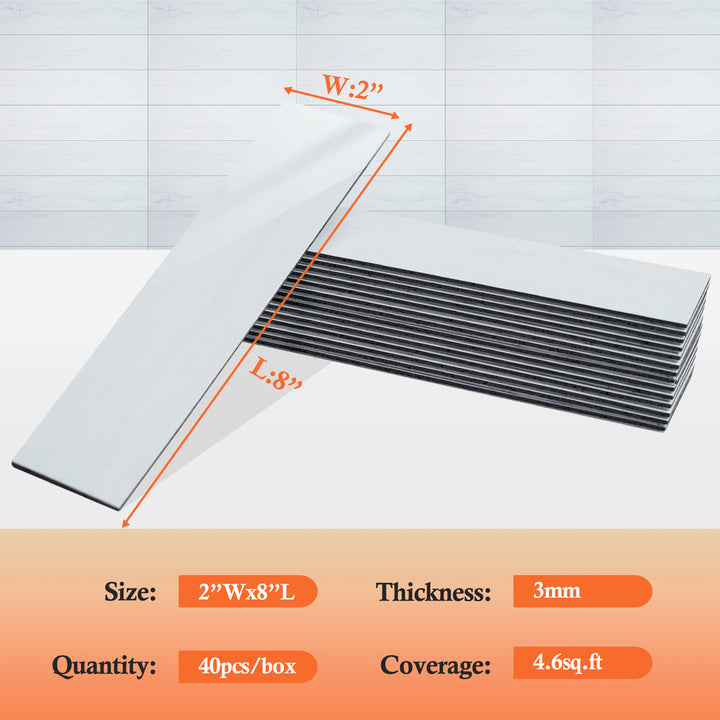 subway tile size