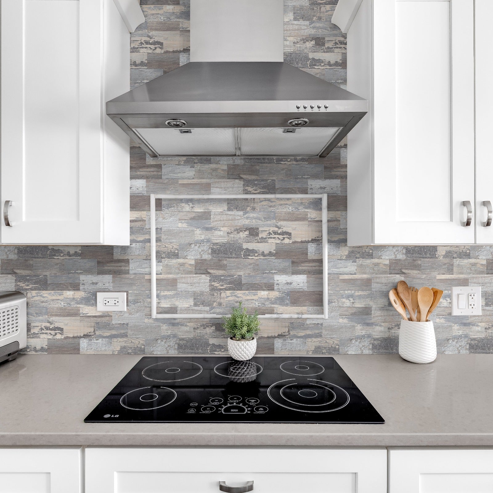 Rustic Peel And Stick Backsplash