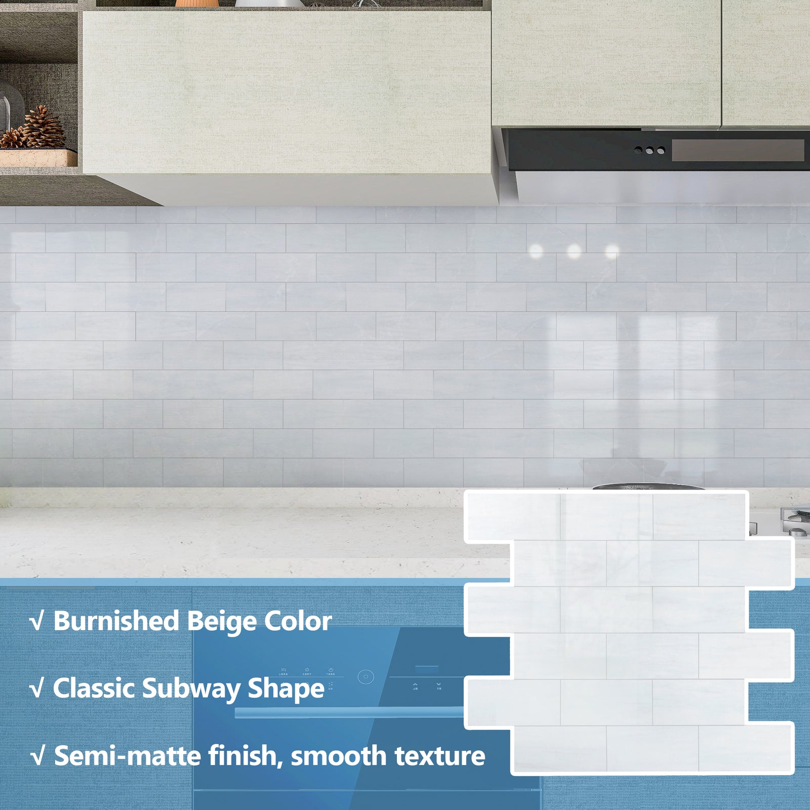 kitchen subway tile backsplash