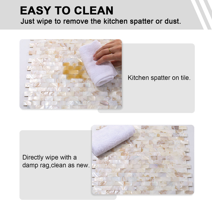 the tile easy to clean 