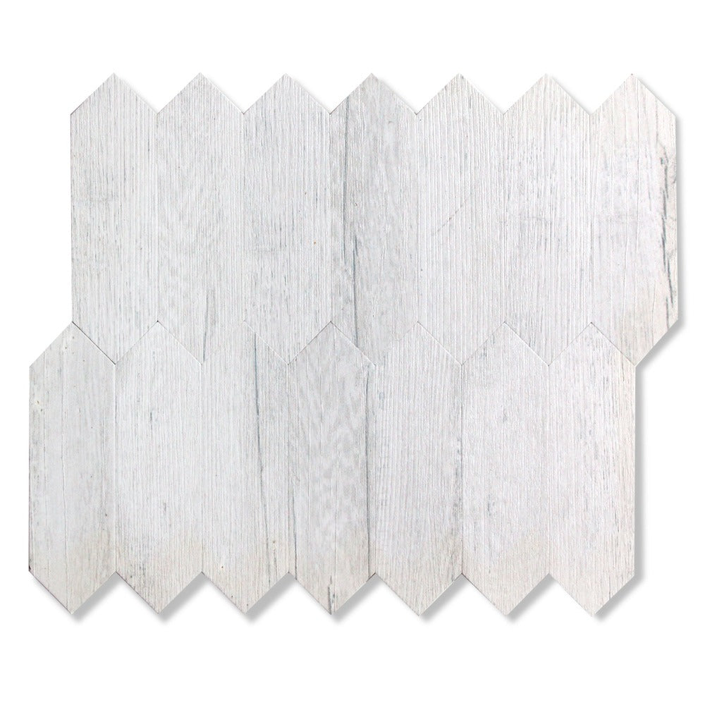Wood Gray Long Hexagon Tiles