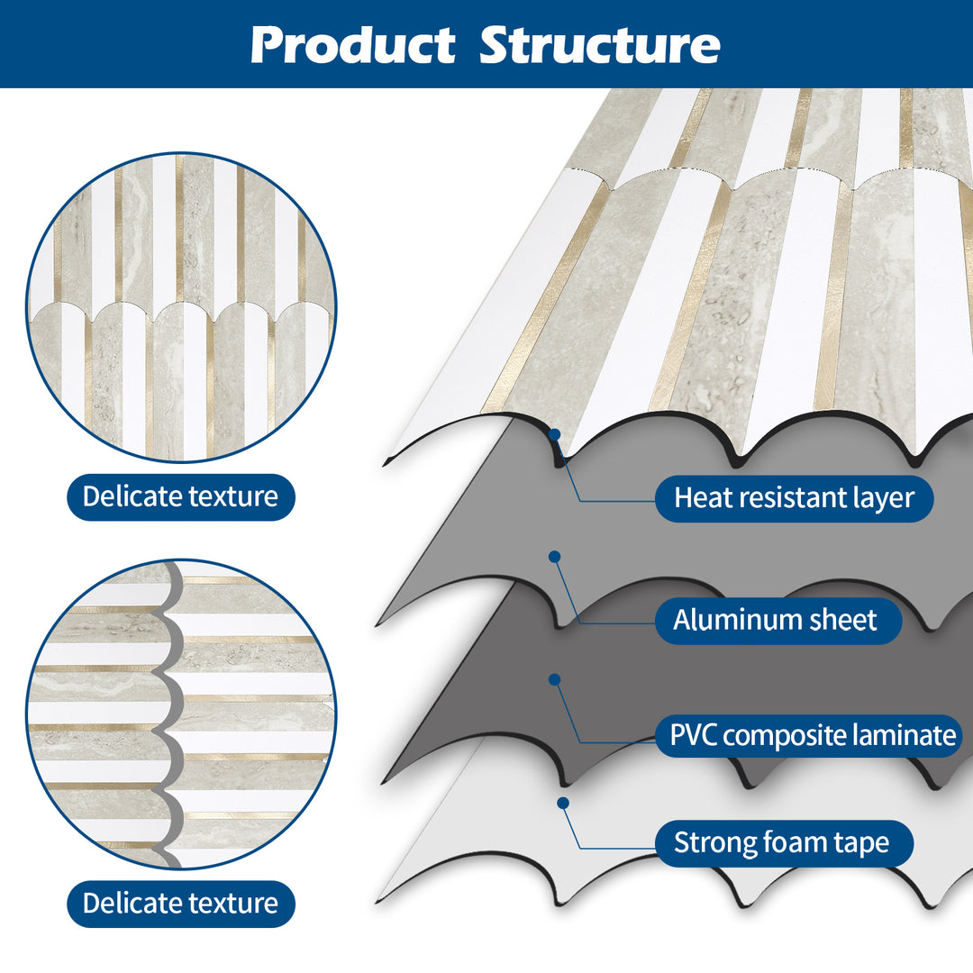 fish scale tile structure