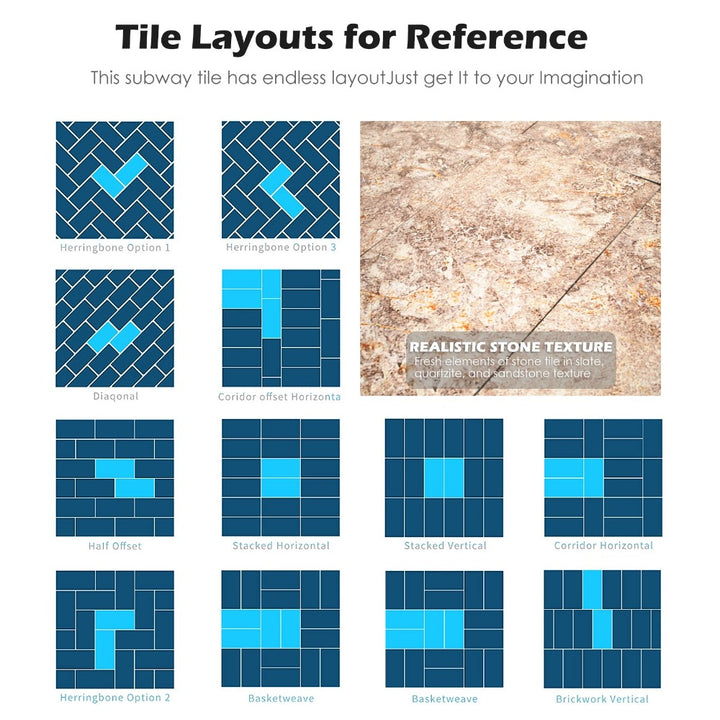 tile layouts for reference