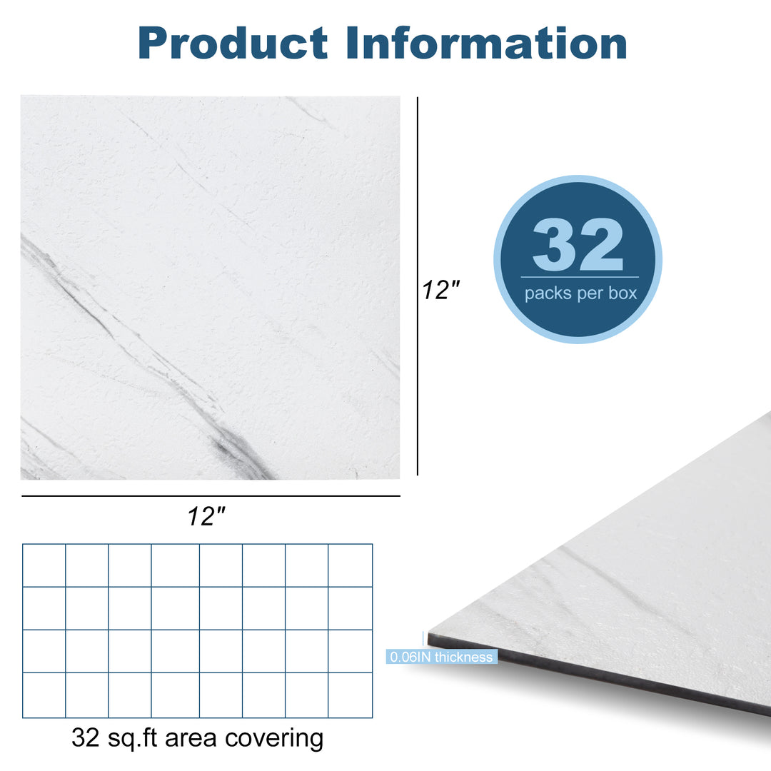 Tile size for self-adhesive floor coverings