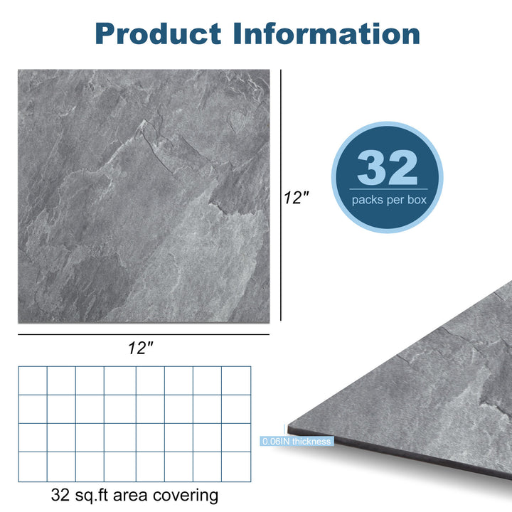 Tile size for self-adhesive floor coverings