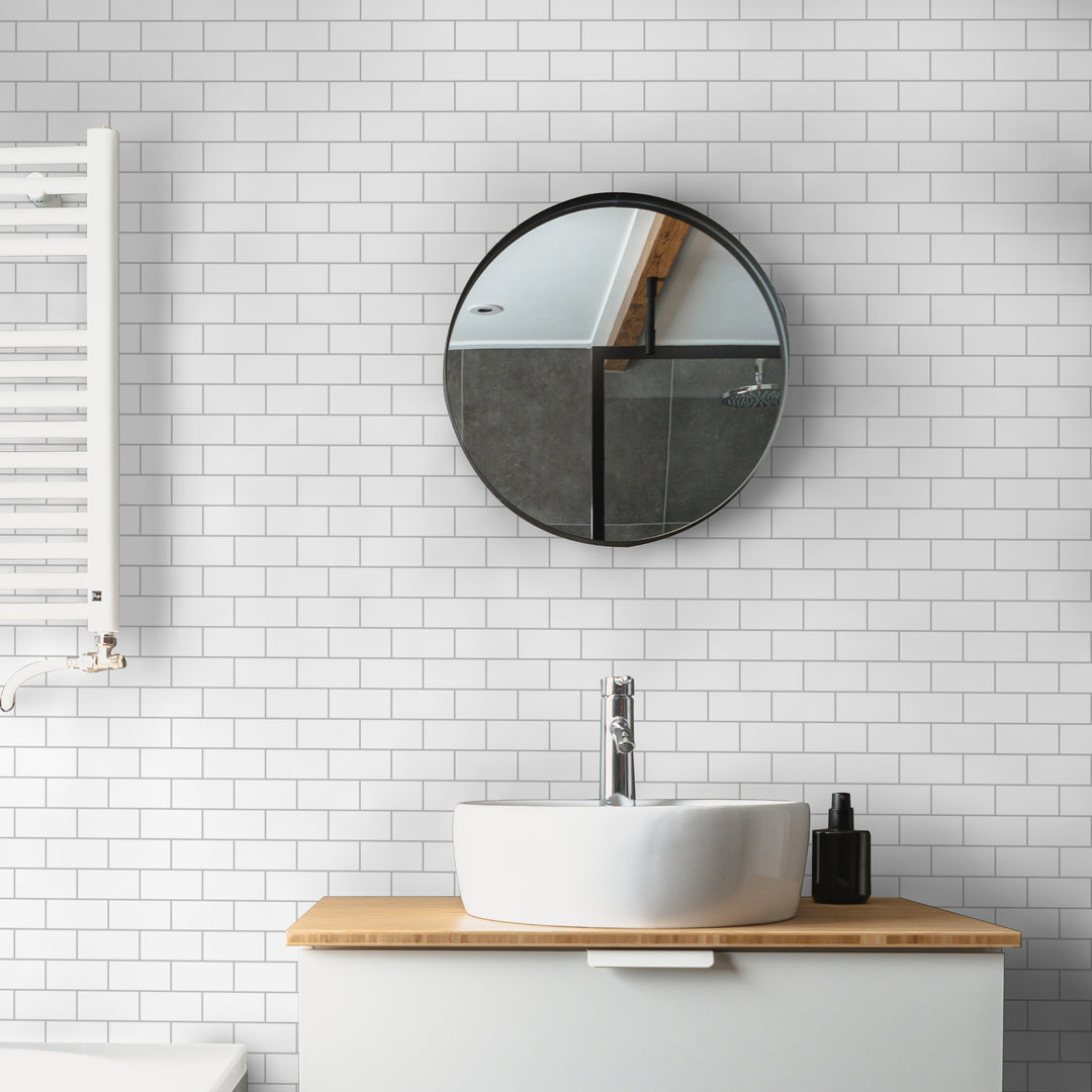 peel and stick subway tile for bathroom