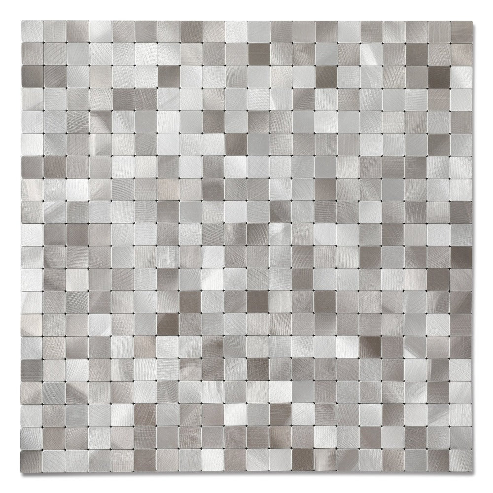 Silver Mosaic Stainless Steel Backsplash