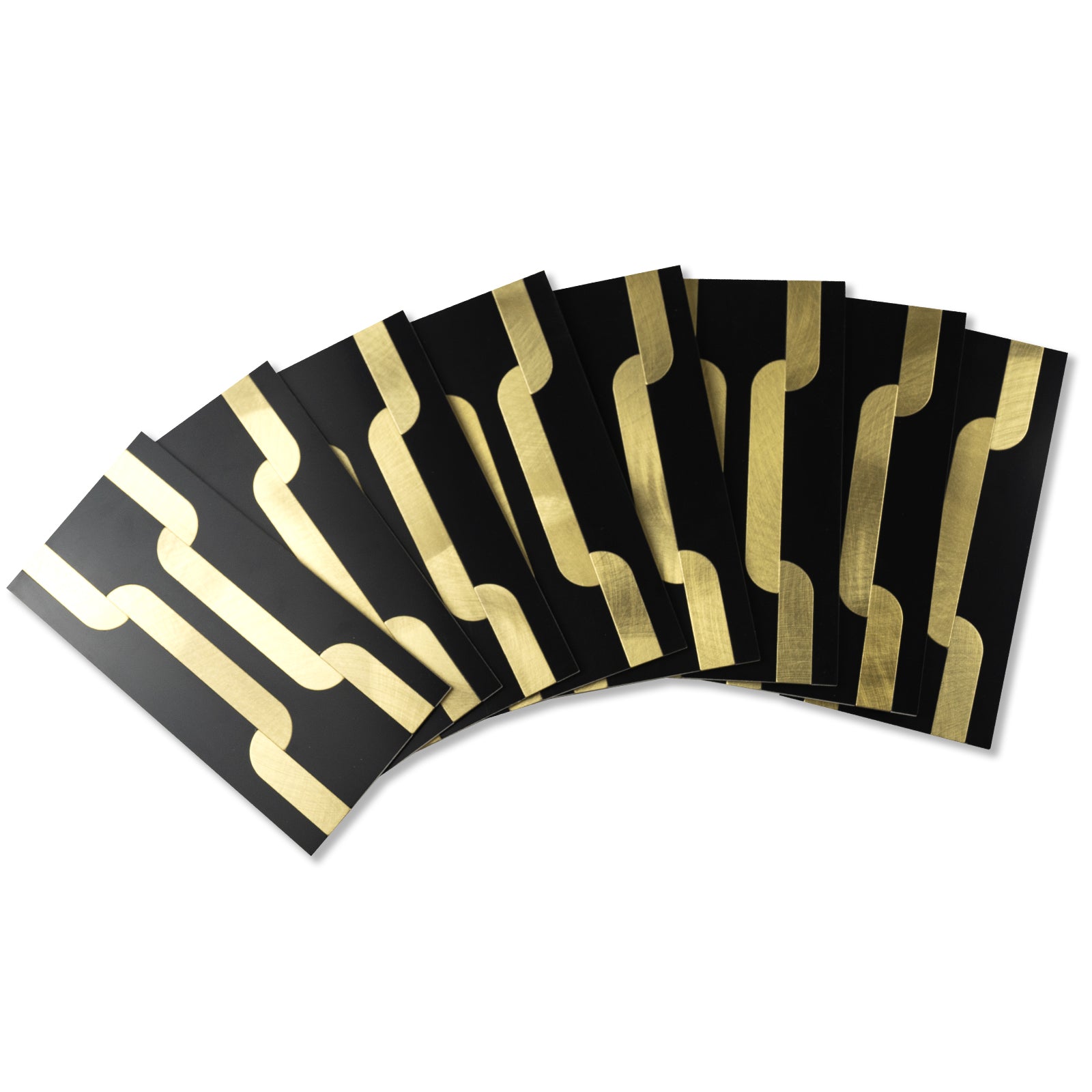 Black With Gold Peel and Stick Backsplash  Brick Subway Tile