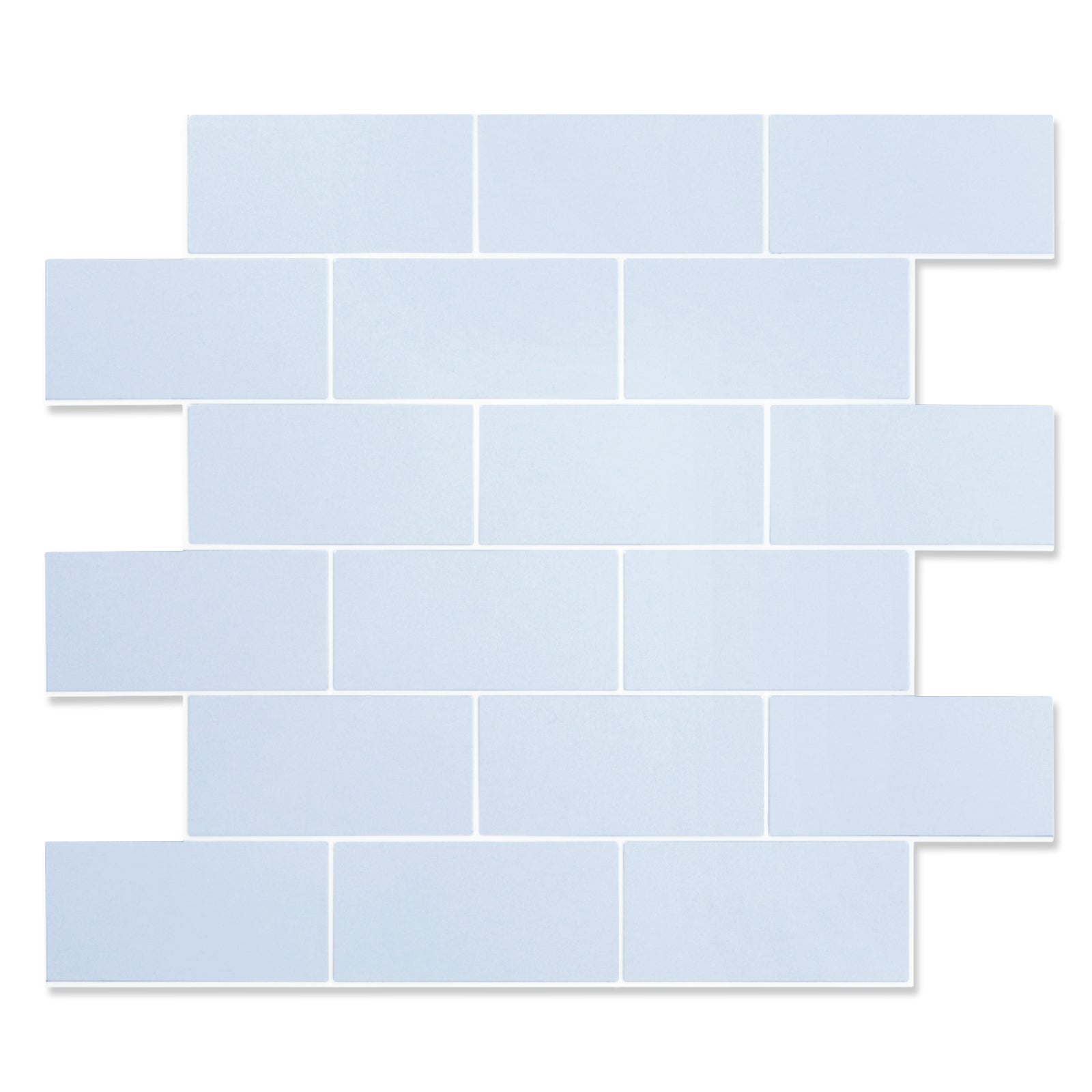 Shiny Airy Blue Peel and Stick Tile