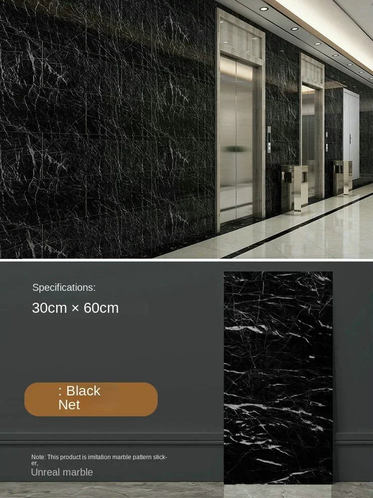 Marble Black 3D Self-adhesive Tile