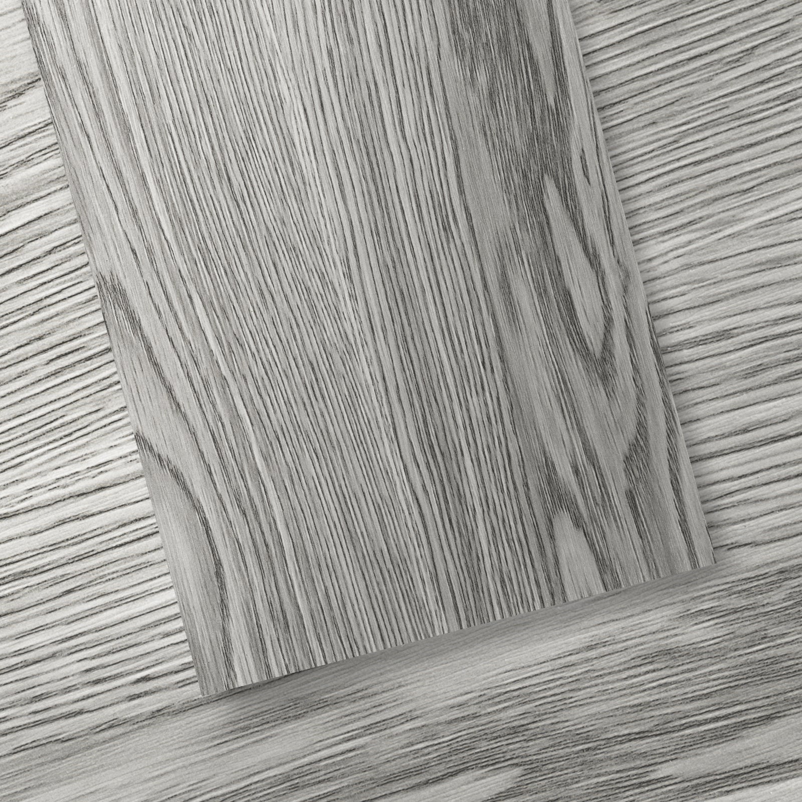 Dark gray oak peel and stick flooring