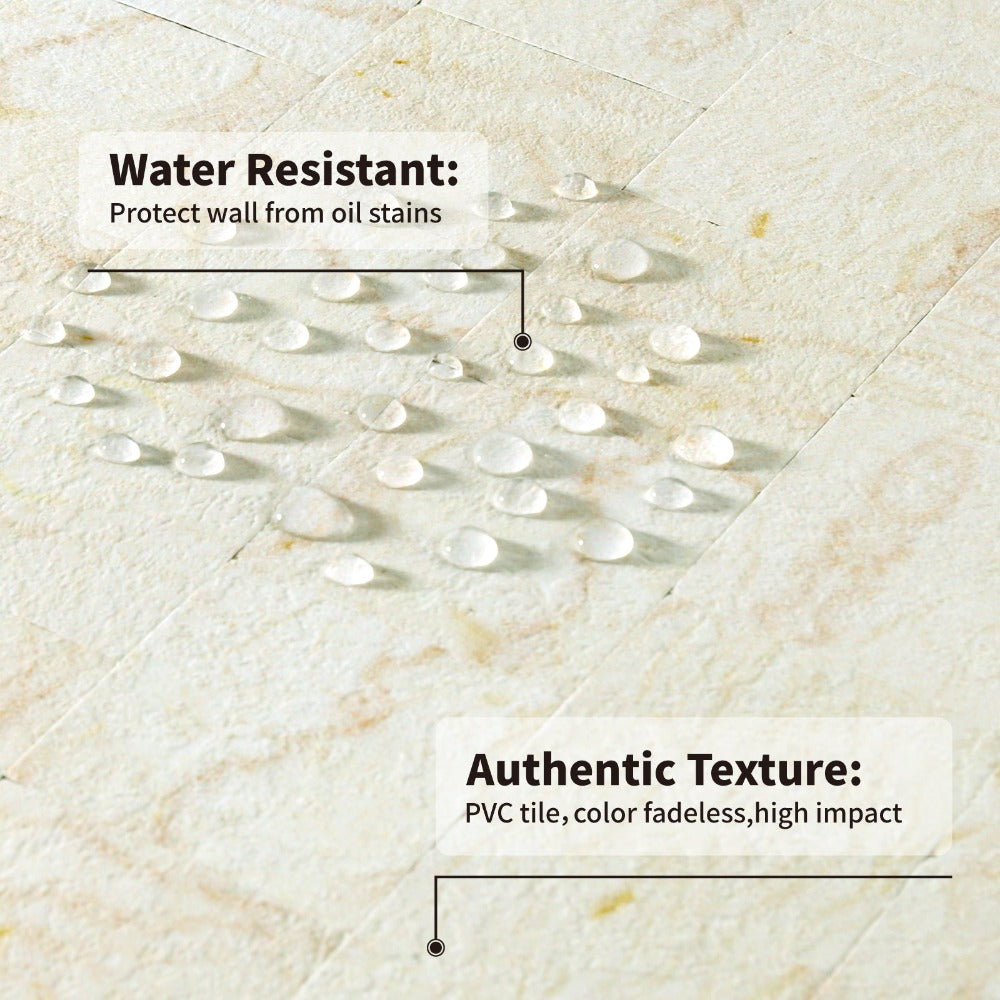 water resistant & authentic texture