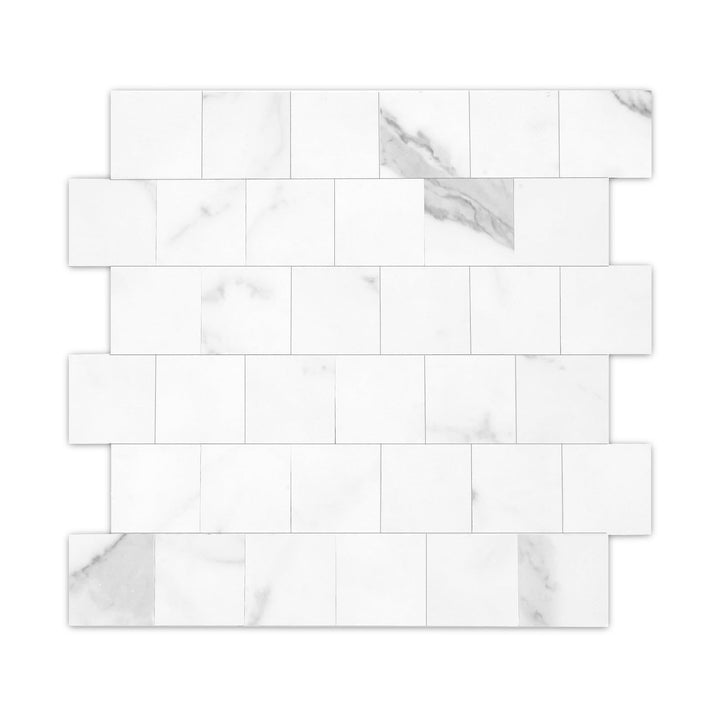 Kara White Kitchen Backsplash Tiles