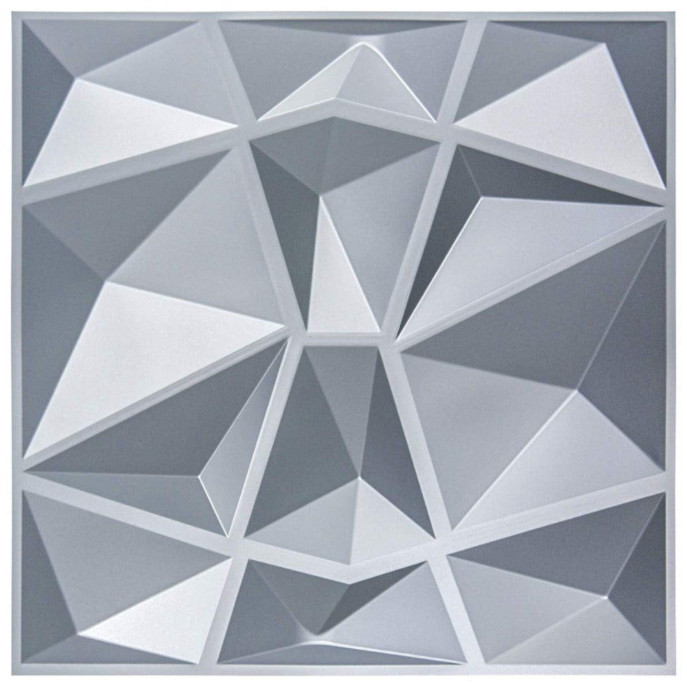 Grey Diamond 3D Wall Panels