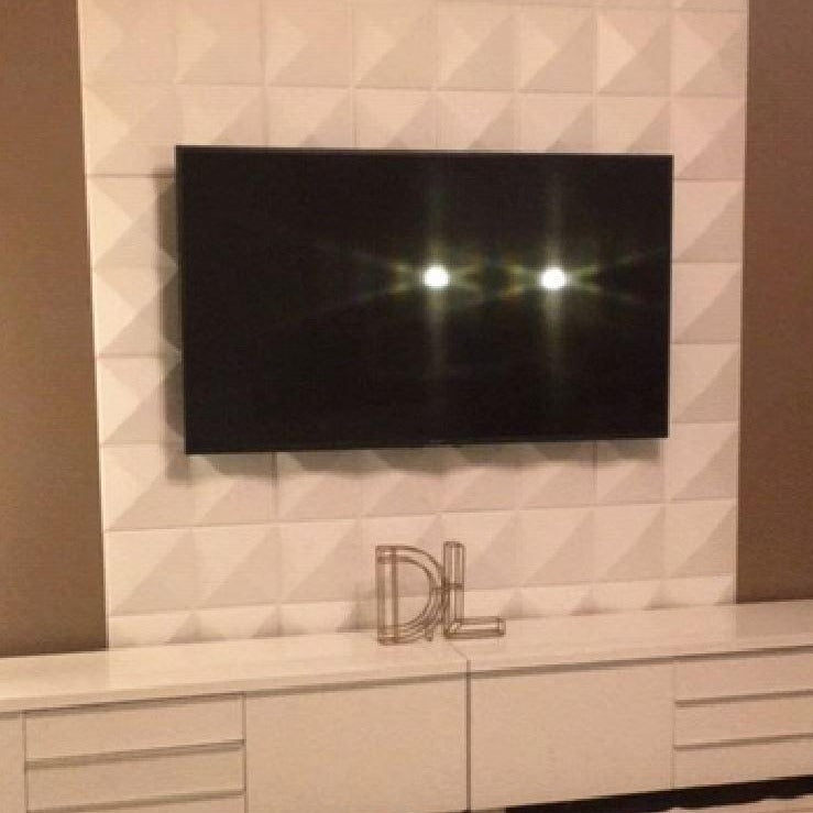 3d wall panels for TV background
