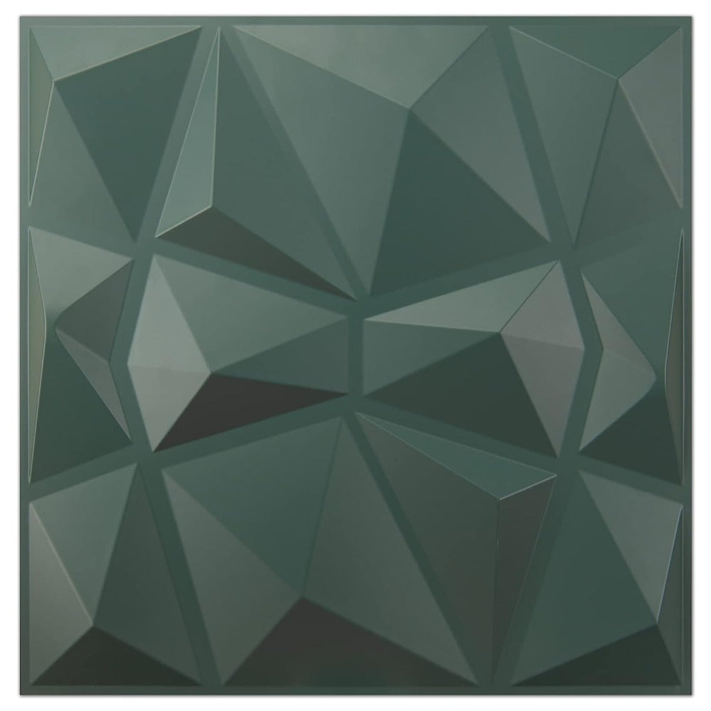 Green Diamond 3D Wall Panels