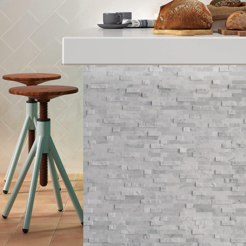 3D Stone Self Adhesive Tiles for Kitchen Island