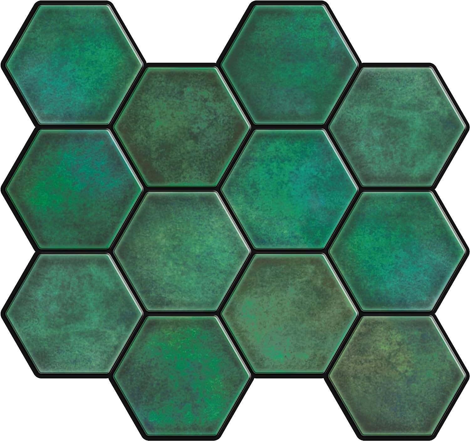 Hexagon Peel & Stick Backsplash