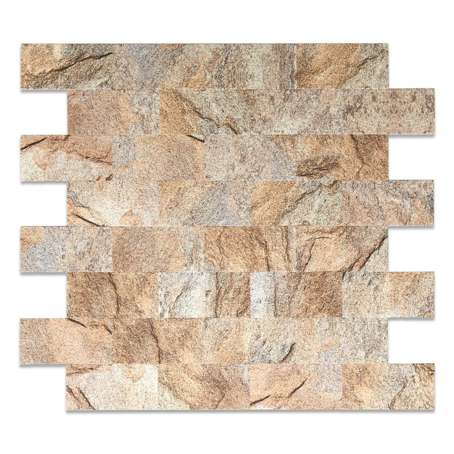 Quartz Rock Peel and Stick Stone Texture Tile