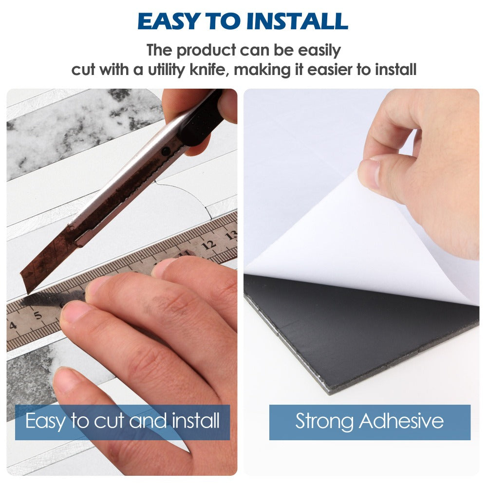 peel and stick backsplash tile easy to install