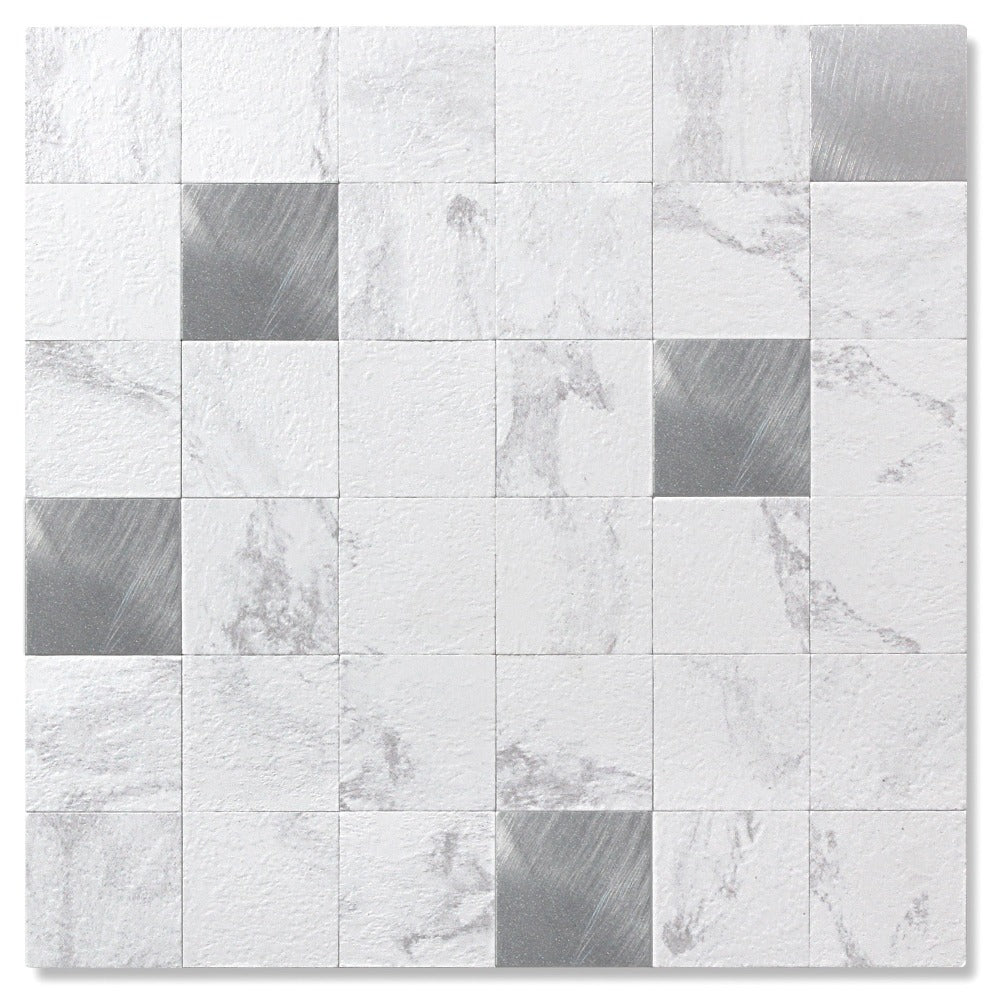 Marble white backsplash tile