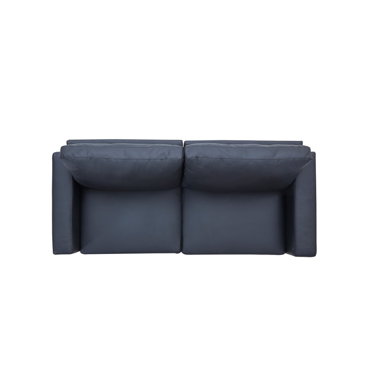 Orisfur. Modern Style 3 Seat Sofa PU Leather Upholstered Couch Furniture for Home or Office (3-Seat Sofa)